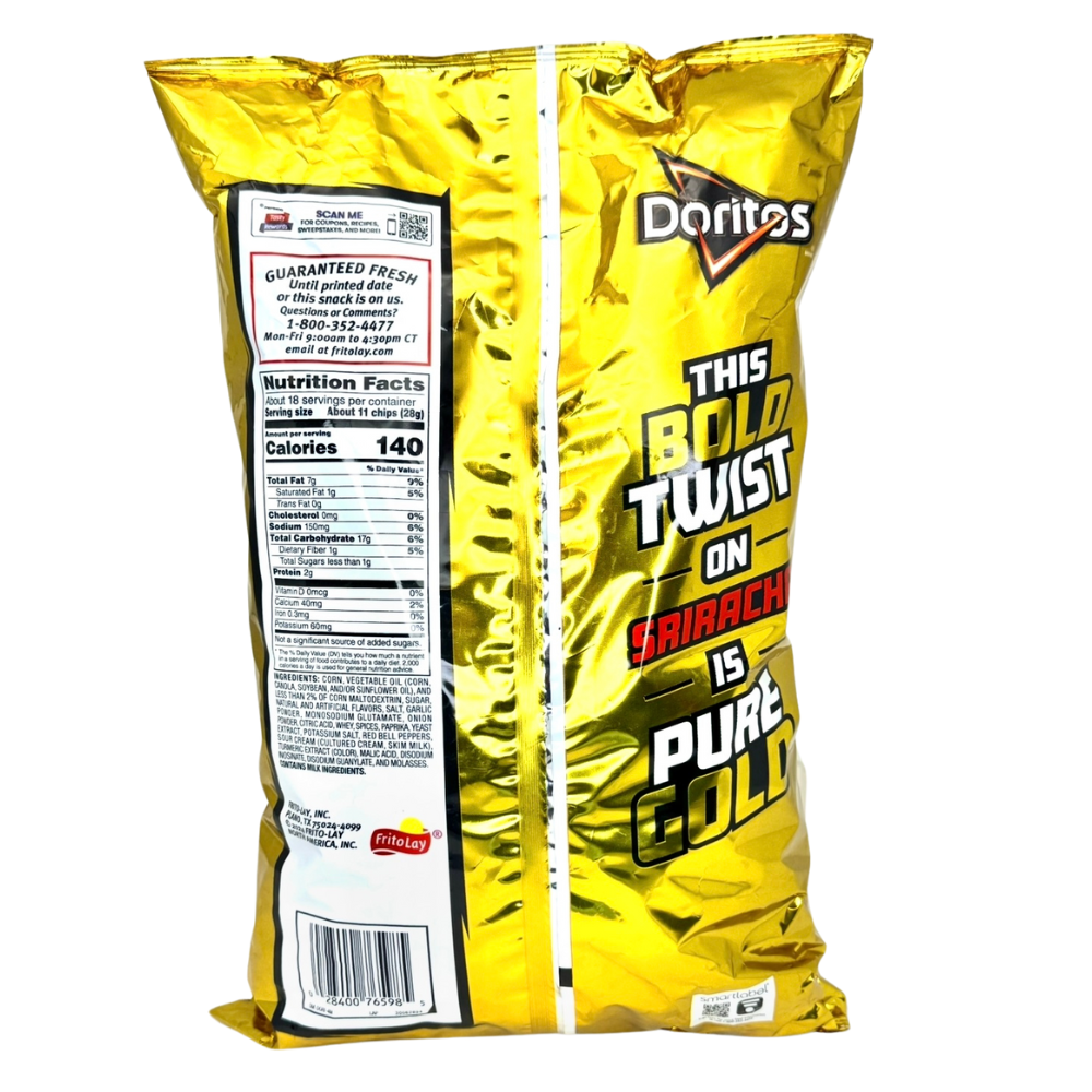 Doritos Golden Sriracha Family Size - 18.375oz - Image 2